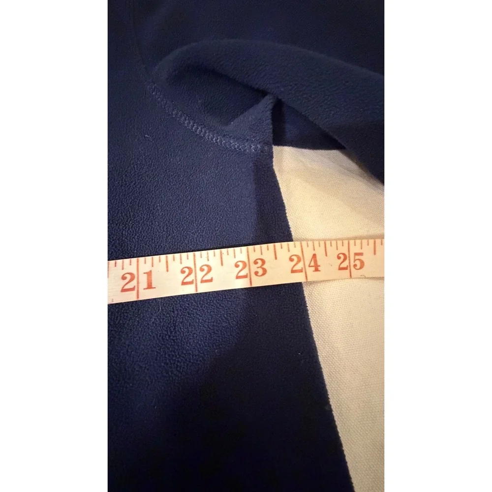 The North Face Men's XL Navy 1/4 Zip Fleece Pullover Chest Zip Pocket Jacket
